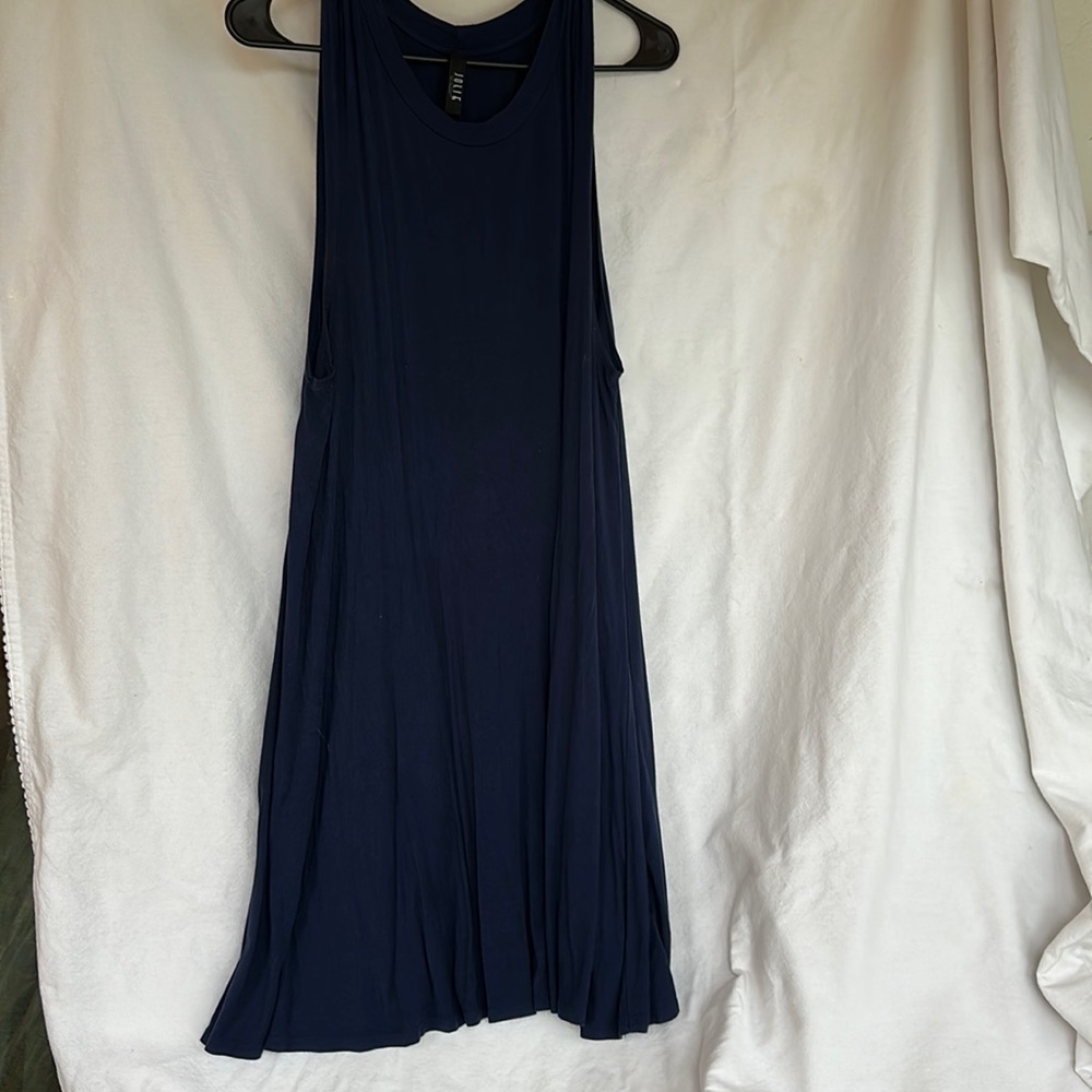 Navy blue swim cover up